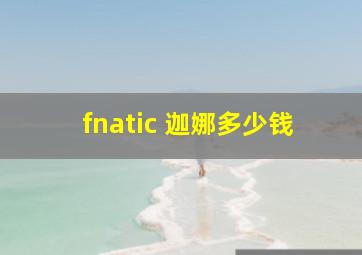 fnatic 迦娜多少钱